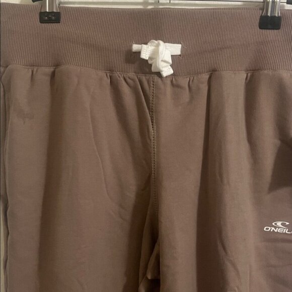 O'Neill Women's Brown Jogger Sweatpants Drawstring Waist Logo Detail, X-Small - Picture 3 of 7